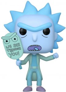 Funko POP de Rick Holograma oscuridad - Los mejores FUNKO POP de Rick y Morty - Los mejores FUNKO POP de series de dibujos animados