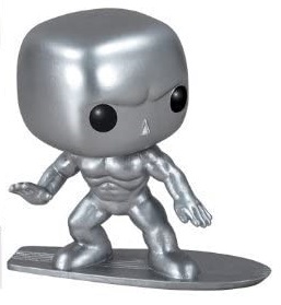 Funko POP de Silver Surfer clásico - Los mejores FUNKO POP de los 4 fantásticos - Funko POP de Marvel Comics