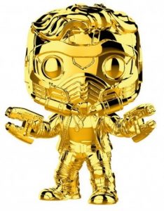 Funko POP de Star Lord dorado - Los mejores FUNKO POP de Star Lord - Los mejores FUNKO POP de Guardianes de la Galaxia - Funko POP de Marvel de los Vengadores