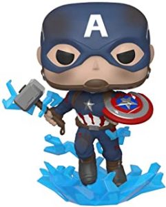 Funko POP del Capitán América con el martillo de Thor - Los mejores FUNKO POP del capitán América - Funko POP de Marvel Comics - Los mejores FUNKO POP de los Vengadores