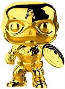 Funko POP del Capitán América dorado - Los mejores FUNKO POP del capitán América - Funko POP de Marvel Comics - Los mejores FUNKO POP de los Vengadores