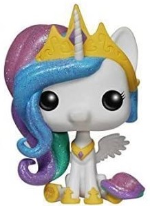 Funko POP de My Little Pony Princesa Celestia glitter con purpurina - Los mejores FUNKO POP de My Little Pony - Mi Pequeño Pony - Los mejores FUNKO POP de series de dibujos animados