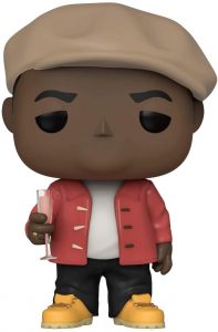 Funko POP de Notorious B.I.G. con champagne - Big Big Poppa - Los mejores FUNKO POP de Notorious B.I.G. - Los mejores FUNKO POP de raperos - FUNKO POP de música