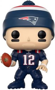 Funko POP de Tom Brady Campeón con los Patriots azul - Los mejores FUNKO POP de Tom Brady - Funko POP de NFL