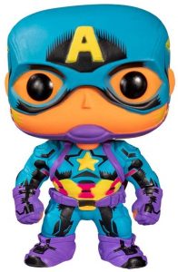 Funko de Capitán América de Pop Marvel Black Light - Los mejores FUNKO POP de Capitán América - Los mejores FUNKO POP de Marvel