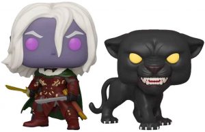 Funko POP de Drizzt DoUrden con Guenhwyva - Los mejores FUNKO POP de Dragones y Mazmorras - Los mejores FUNKO POP de personajes de videojuegos