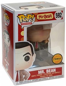 Figura FUNKO POP Chase de Mr. Bean con pollo - FUNKO POP Chase exclusivos - FUNKO POP únicos difíciles de conseguir