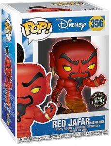 Figura FUNKO POP Chase de Red Jafar de Aladdin Glow in the Dark 356 - FUNKO POP Chase exclusivos - FUNKO POP únicos difíciles de conseguir