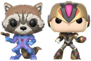 Funko POP de Rocket Vs Mega Man X de Marvel vs Capcom Infinite exclusivo - Los mejores FUNKO POP de Gamerverse Marvel - Los mejores FUNKO POP de videojuegos de Marvel
