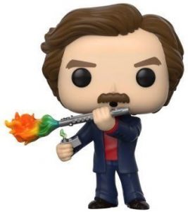 Funko POP de Ron Burgundy con flauta - Los mejores FUNKO POP de Anchorman - El Reportero - FUNKO POP de películas