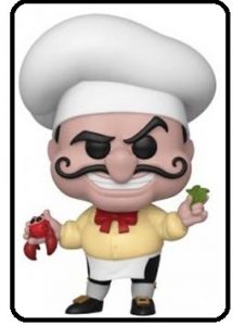 Funko POP de villanos de Disney - Figuras Funko POP del Cheff Louis de la Sirenita - Los mejores FUNKO POP de la Sirenita