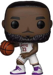 Funko POP de Lebron James de Lakers Uniforme Blanco - Los mejores FUNKO POP de Lebron James - Los mejores FUNKO POP de Lebron James de NBA