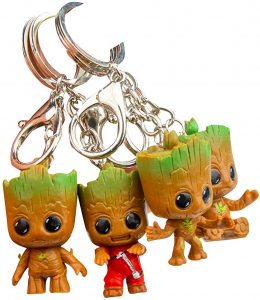 4 Llaveros de Baby Groot - Los mejores llaveros de Baby Groot de Marvel - Keychain