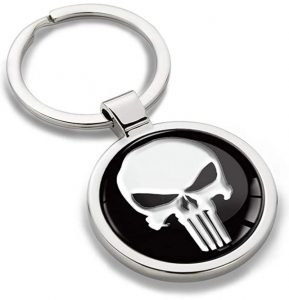 Llavero de la calavera de The Punisher - Los mejores llaveros de The Punisher de Marvel - Keychain