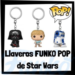 Los mejores llaveros FUNKO POP Pocket de Star Wars - Llavero Funko POP de personajes de Star Wars - Keychain FUNKO POP de la Guerra de las Galaxias