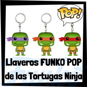 Los mejores llaveros FUNKO POP Pocket de las tortugas ninja - Llavero Funko POP de las tortugas ninja - Keychain FUNKO POP de la serie de las tortugas ninja