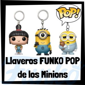 Los mejores llaveros FUNKO POP Pocket de los Minions - Llavero Funko POP de los Minions - Keychain FUNKO POP de los Minions