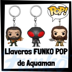 Los mejores llaveros FUNKO POP de Aquaman de DC - Llavero Funko POP Pocket de Aquaman - Keychain FUNKO POP de DC