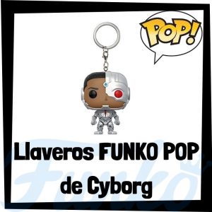 Los mejores llaveros FUNKO POP de Cyborg de DC - Llavero Funko POP Pocket de Cyborg - Keychain FUNKO POP de DC