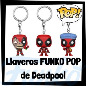 Los mejores llaveros FUNKO POP de Deadpool de Marvel - Llavero Funko POP de Deadpool - Keychain FUNKO Pocket POP de Marvel