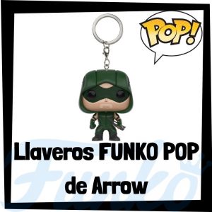 Los mejores llaveros FUNKO POP de Green Arrow de DC - Llavero Funko POP Pocket de Arrow - Keychain FUNKO POP de DC