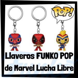 Los mejores llaveros FUNKO POP de Marvel Lucha Libre - Llavero Funko POP de Marvel luchadores de Lucha Libre- Keychain FUNKO Pocket POP de Marvel