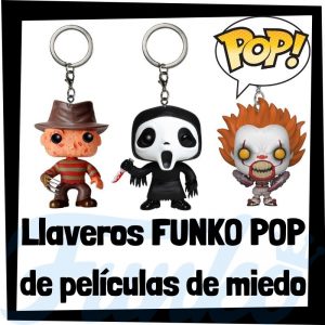 Los mejores llaveros FUNKO POP de películas de miedo - Llavero Funko POP de personajes de películas de terror - Keychain FUNKO POP Pocket de miedo