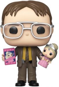 FUNKO POP de Dwight Schrute con muñeca de The Office - Los mejores FUNKO POP de The Office - FUNKO POP de series