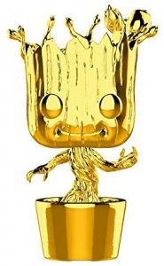 FUNKO POP de Groot Chrome de Marvel Studios 10 - Los mejores FUNKO POP Chrome dorado