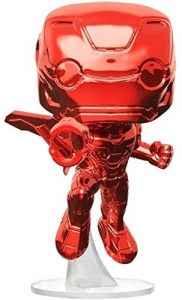 FUNKO POP de Iron man Chrome de Marvel - Los mejores FUNKO POP Chrome red