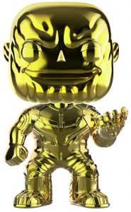 FUNKO POP de Thanos Chrome - Los mejores FUNKO POP Chrome amarillo