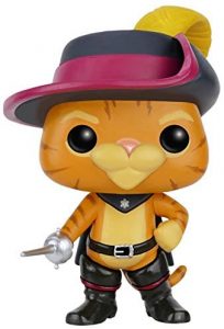 FUNKO POP de gato con botas de Shrek - Los mejores FUNKO POP de gatos - FUNKO POP de gato de animales