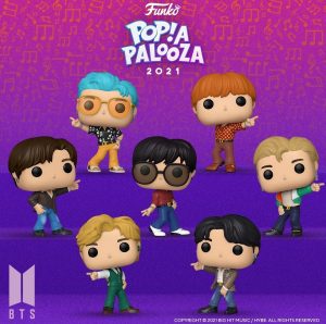 FUNKO POP de BTS Dynamite de POP A PALOOZA 2021 - Convenciones FUNKO POP de POP A PALOOZA 2021