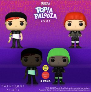 FUNKO POP de Twenty One Pilots de POP A PALOOZA 2021 - Convenciones FUNKO POP de POP A PALOOZA 2021