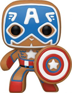 Funko Pop De Capitán América De Gingerbread. Los Mejores Funko Pop De Navidad