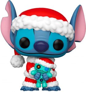 Funko Pop De Stitch Santa. Los Mejores Funko Pop De Navidad