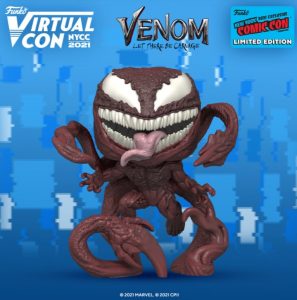 FUNKO POP de Carnage de Venom 2 de la New York Comic Con 2021 - Virtual Con NYCC 2021