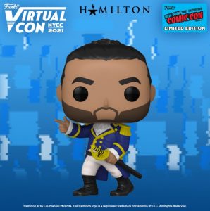 FUNKO POP de Lafayette de Hamilton de la New York Comic Con 2021 - Virtual Con NYCC 2021