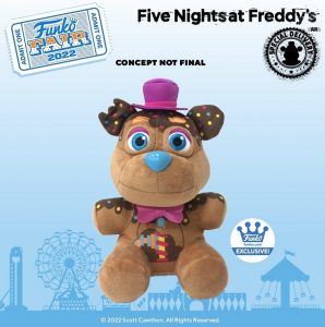 Funko Pop Five Nights At Freddys Peluche Exclusivo Funko Fair 2022 Día 2