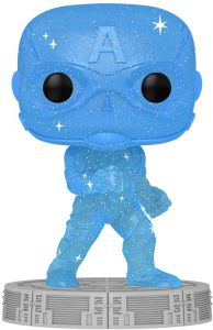 Funko Pop De Capitán América De Art Series Infinity Saga