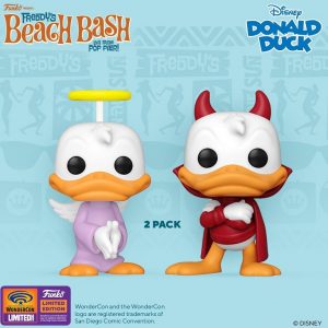 Funko Pop De Donald Ángel Y Demonio De Disney De La Wondercon