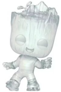 Funko Pop De Groot De Yo Soy Groot Transparente