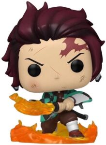 Funko Pop De Tanjiro Kamado Hoja De Fuego De Kimetsu No Yaiba De Demon Slayer