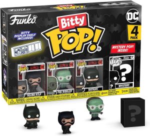 Funko Bitty Pop Catwoman, Batman Y El Acertijo De Batman