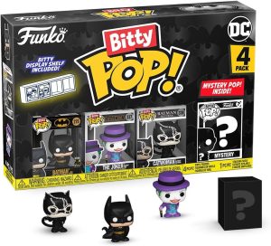 Funko Bitty Pop Catwoman, Batman Y El Joker De Batman