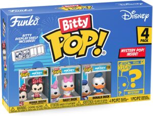 Funko Bitty Pop De Disney 4 En 1 Con Minnie, Daisy Y Donald