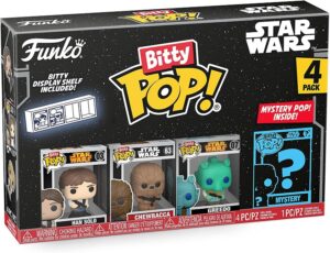 Funko Bitty Pop De Star Wars 4 En 1 Con Han Solo, Chewbacca Y Greedo De Star Wars