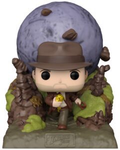 Funko Pop De Indiana Jones Corriendo De Piedra Gigante En Indiana Jones En Busca Del Arca Perdida