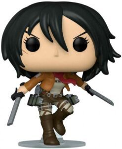 Funko Pop De Mikasa Ackerman En Acción De Shingeki No Kyojin