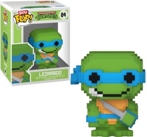 Funko Bitty Pop De Leonardo Píxel De Las Tortugas Ninja